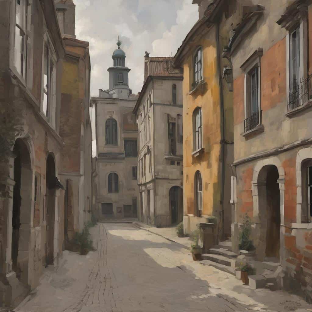 λεπτομέρειες παλιάς πόλης, τρισδιάστατη τέχνη, εικαστικές δημιουργίες, καλλιτεχνική ζωγραφική, τολμηρές δημιουργίες στην τέχνη.